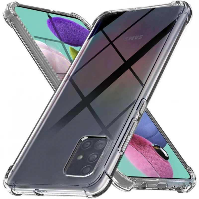 

Силіконовий чохол з критими бортами на Samsung Galaxy A51