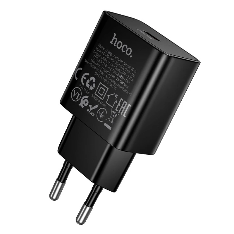 МЗП Hoco N76 Star PD25W (1USB-C) – Black. Фото 5 з 7