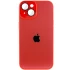 Силіконовий сапфіровий чохол з захистом камери на Apple iPhone 14 (6.1") – Червоний / Red. Фото 1 з 8
