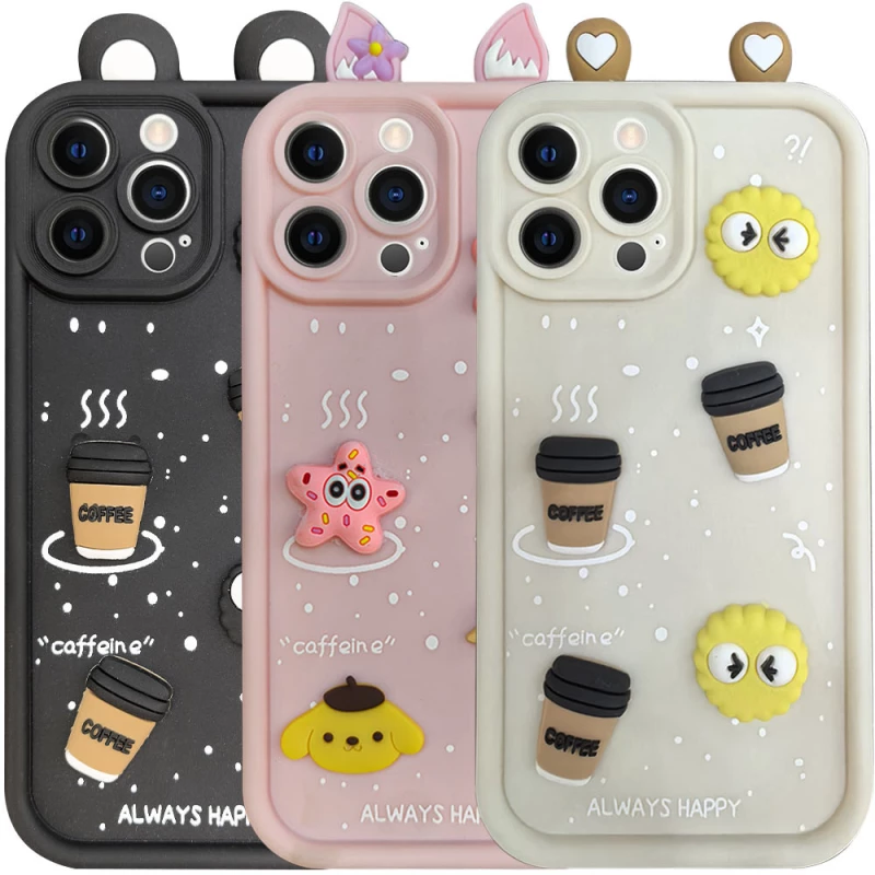 Силіконовий чохол Funny Toys with Ears для Apple iPhone 15 Pro (6.1") фото 2 з 2