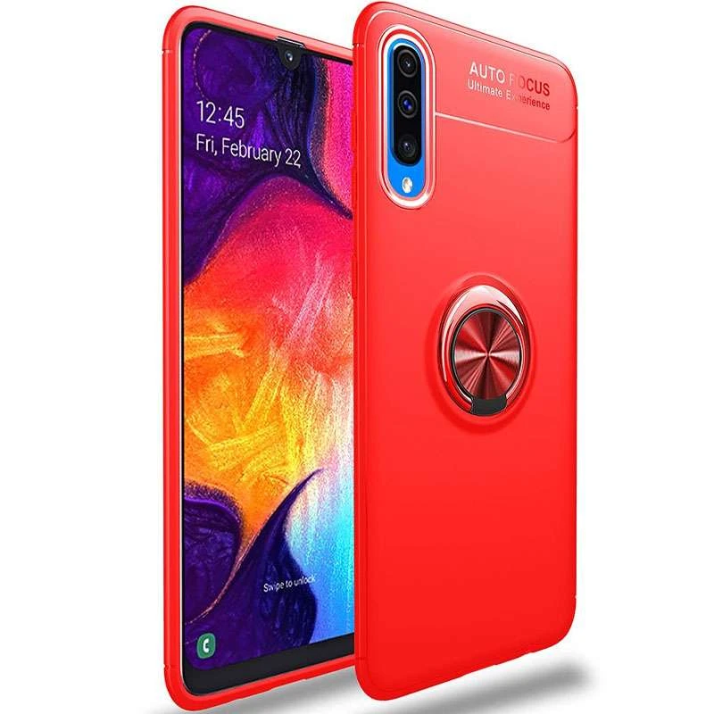 

Чохол Deen ColorRing з кільцем на Samsung Galaxy A50 (A505F) / A50s / A30s (Червоний / Червоний)