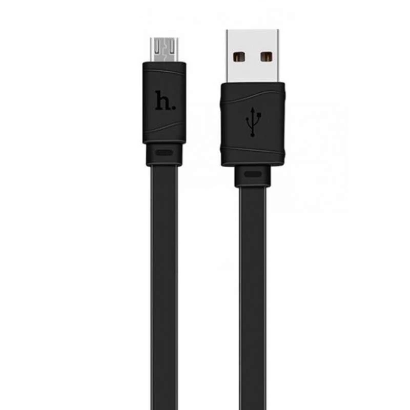 

Дата кабель Hoco X5 Bamboo USB to Lightning (100см) (Черный), Чорний