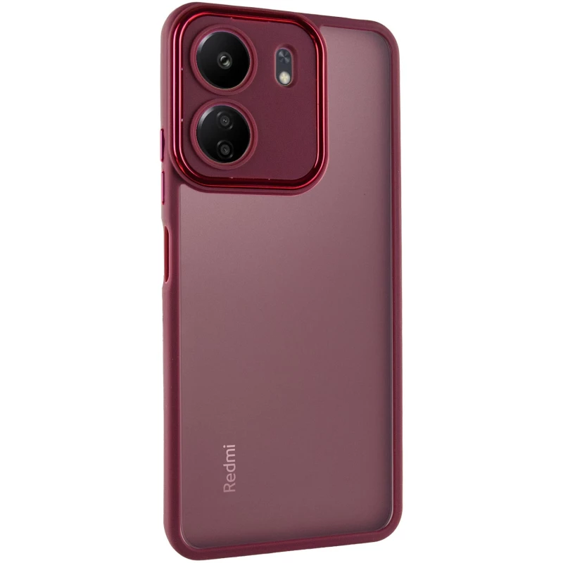 

TPU+PC чохол Accent на Xiaomi Redmi 13C (Magenta)