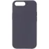 Чохол Silk Full Protective (AA) NO LOGO для Apple iPhone 7 plus / 8 plus – Сірий / Dark Gray. Фото 1 з 3