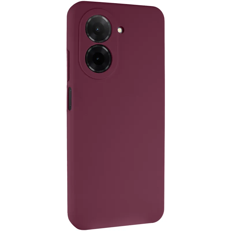 Чехол Silicone Case Lakshmi Premium з закритою камерою на Xiaomi Redmi A5 (Europe version) – Бордовый / Plum. Фото 2 из 6