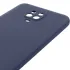 Цветной силиконовый чехол GETMAN с закрытой камерой на Xiaomi Redmi Note 9s / Note 9 Pro / Note 9 Pro Max – Синий / Midnight Blue. Фото 8 из 9