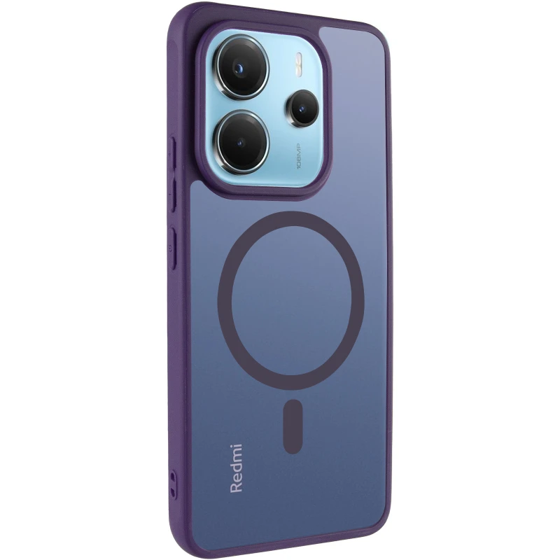 Чехол Bloom with MagSafe для Xiaomi Redmi Note 14 4G (Europe version) – Purple. Фото 3 из 7