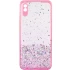 Чохол з блискітками та захистом камери на Xiaomi Redmi 12C / Poco C55 – Рожевий. Фото 1 з 9