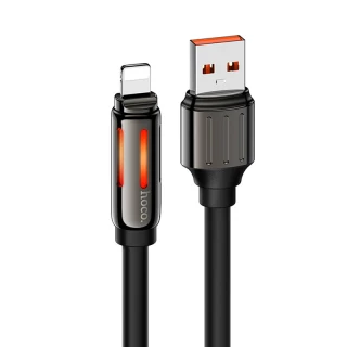 Дата кабель Hoco U136 Prize USB to Lightning 2.4A (1.2m) фото 1 з 5