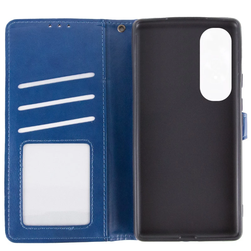 Чехол-книжка GETMAN галлант для Oppo A60 – Синий. Фото 7 из 7