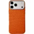 Чохол TPU+PC KVZV Triangular Pattern with Magnetic Fit для Apple iPhone 17 Pro (6.3") – Orange. Фото 1 з 2