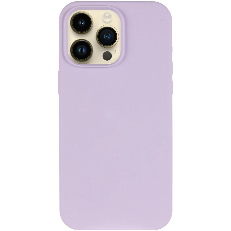 Чохол з закритим низом Silicone Case на Apple iPhone 14 Pro (6.1") – Бузковий / Lilac. Фото 4 з 12