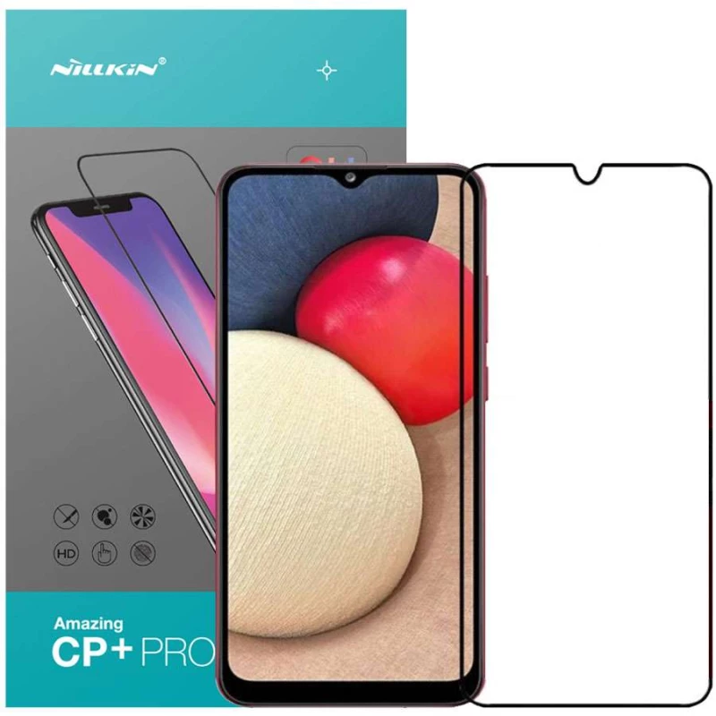 

Защитное стекло Nillkin (CP+PRO) для Samsung Galaxy A02 (Черный), Чорний