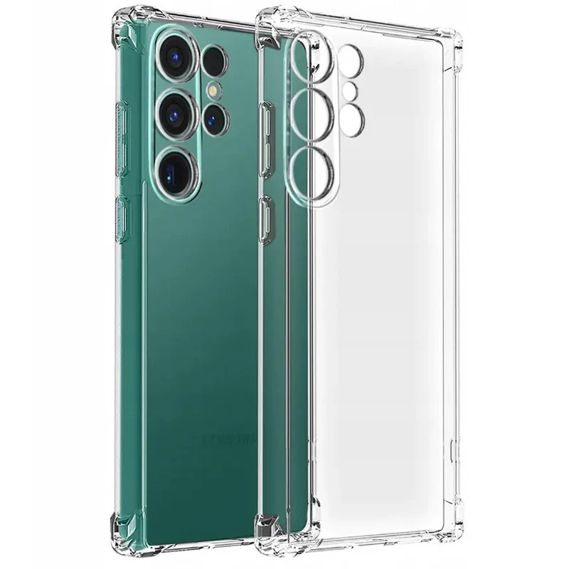 Ультратонкий силіконовий чохол GETMAN з критими бортами та камерою для Samsung Galaxy S24 Ultra фото 1 з 1