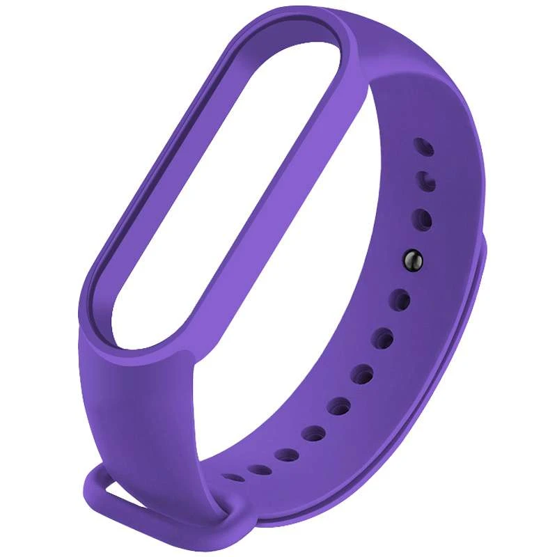 

Силіконовий ремінець для Xiaomi Mi Band 5 / 6 (Фіолетовий / Violet)