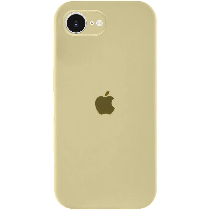 Чохол Silicone Case з закритим низом на Apple iPhone 17e (6.1") – Жовтий / Mellow Yellow. Фото 1 з 2