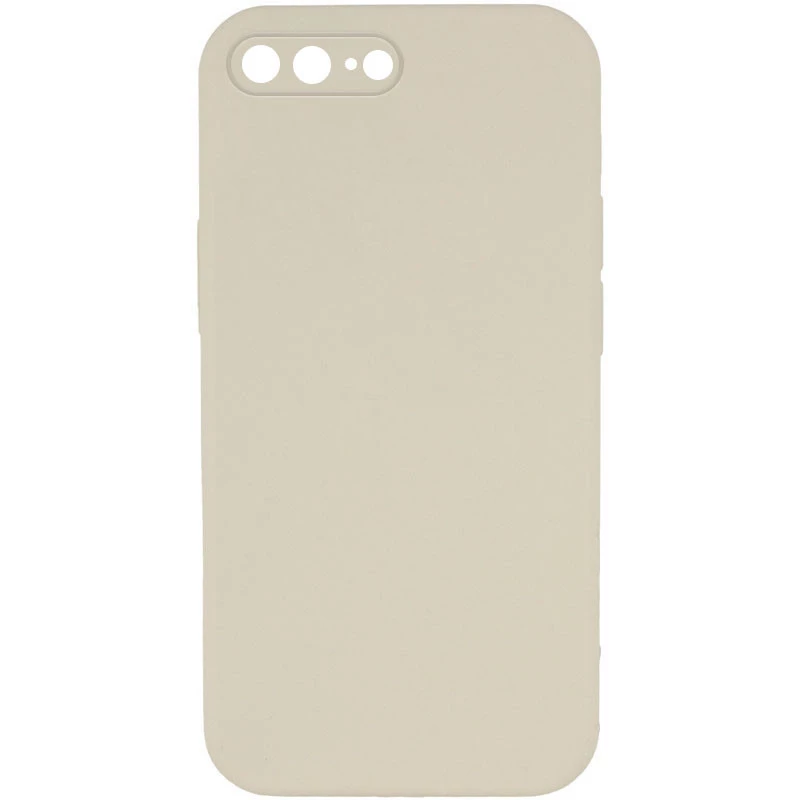 Чохол Silicone Case Square L з захистом камери на Apple iPhone 7 plus / 8 plus – Бежевий / Antigue White. Фото 1 з 1