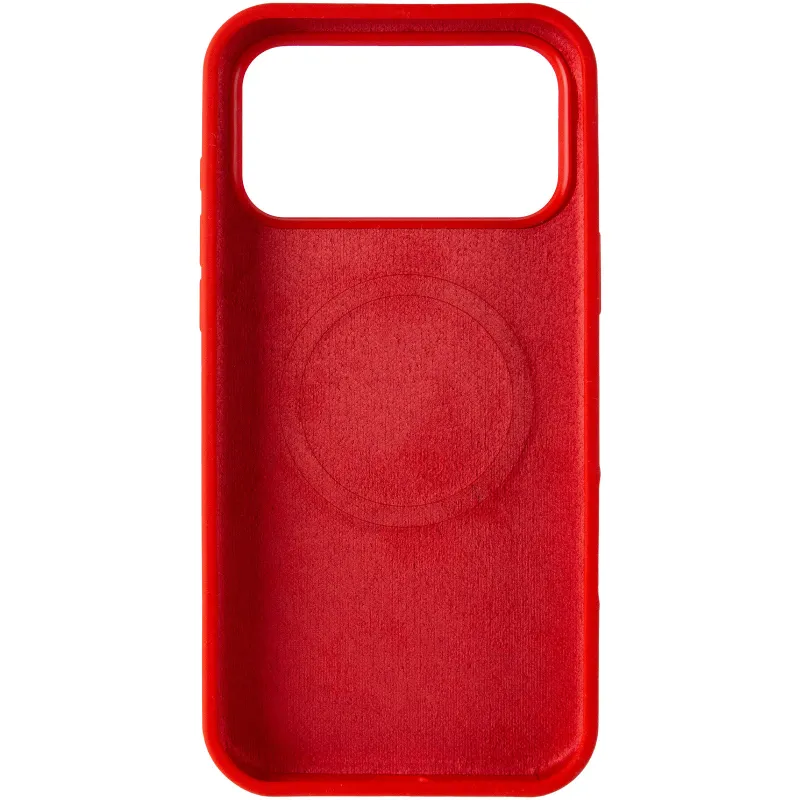 Чохол Silk Duo Color (AA) NO LOGO with Magnetic Fit для Apple iPhone 18 Pro – Red. Фото 3 з 5