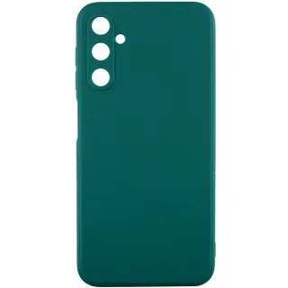 Цветной силиконовый чехол с защитой камеры для Samsung Galaxy A27 — Зеленый / Dark green