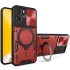 Ударостійкий чохол Bracket Ringstand із захисною шторкою для камери на Xiaomi Redmi Note 14 5G – Red. Фото 2 з 5