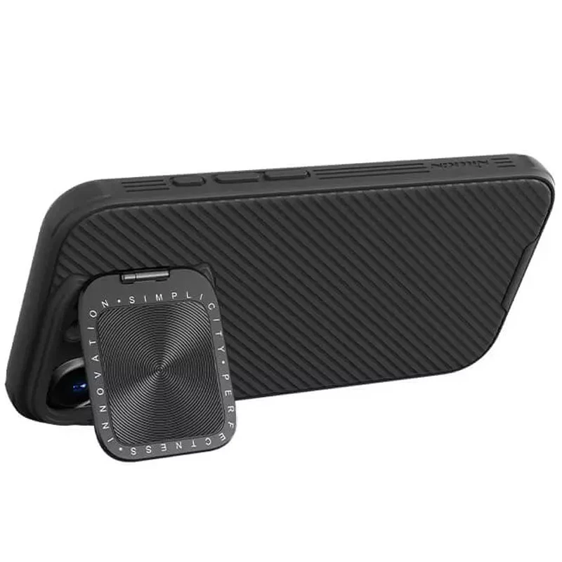 Чохол Silicone Nillkin LensWing Prop Magnetic для Apple iPhone 16 Pro – Чорний / Black. Фото 14 з 24