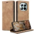 Шкіряний чохол-книжка CaseMe Velvet Nubuck для Xiaomi Redmi Note 15 Pro 4G – Brown. Фото 2 з 4