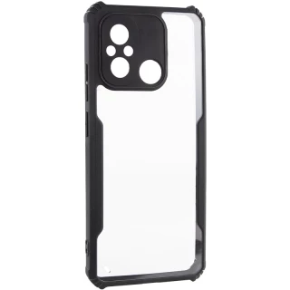 Чорний TPU+PC з посиленими кутами для Xiaomi Redmi 12C / Poco C55 фото 1 Чорний TPU+PC з посиленими кутами для Xiaomi Redmi 12C / Poco C55 фото 1 з 2