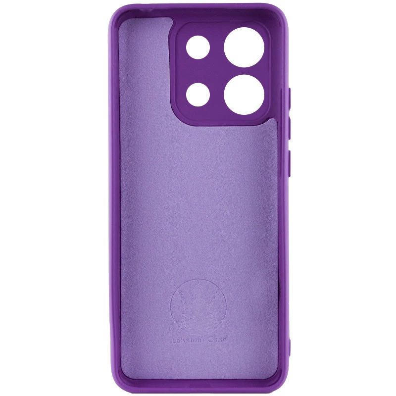 Чохол Silicone Case Lakshmi Plus з закритою камерою на Xiaomi Redmi Note 14S – Фіолетовий / Purple. Фото 2 з 4