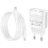 СЗУ Hoco C109A Fighter PD20W+QC3.0 (1USB-A/1C) + кабель Type-C to Lightning – White. Фото 11 из 12