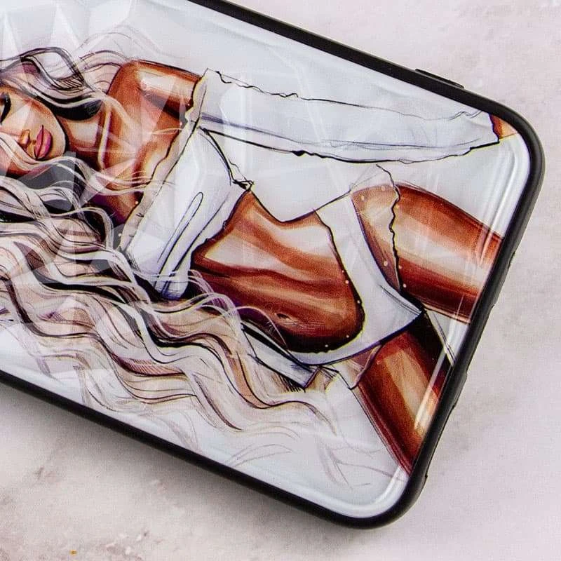 Скляний чохол Prisma Ladies на Xiaomi Redmi 9C – White. Фото 3 з 3