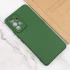 Чохол Silicone Case Lakshmi Plus з закритою камерою на Samsung Galaxy A53 5G – Зелений / Dark green. Фото 4 з 4