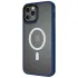 TPU+PC чехол Metal Buttons with Magnetic Fit для Apple iPhone 12 Pro (6.1") – Синий / Navy Blue. Фото 3 из 5