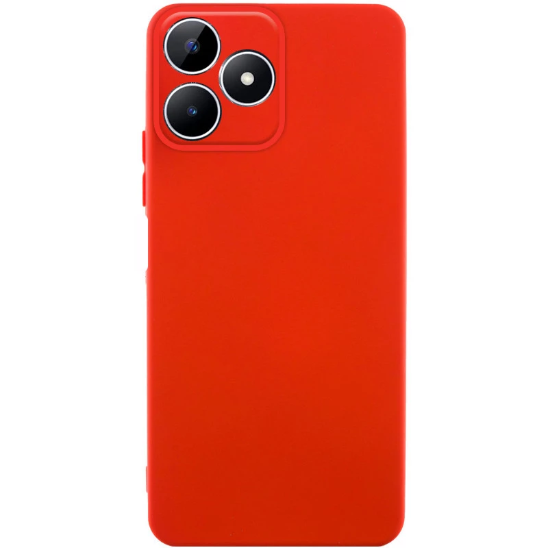 Чехол Silicone Case Lakshmi Plus с закрытой камерой для Realme Note 50 5G – Красный / Red. Фото 1 из 2