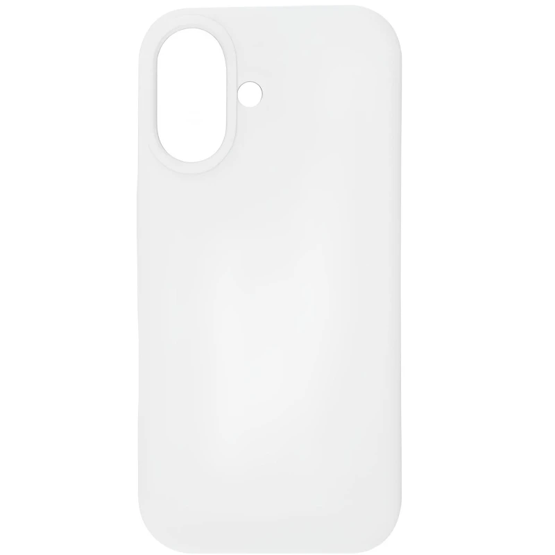 Силіконовий чохол Fibra Full with MagSafe для Apple iPhone 17 (6.3") – White. Фото 1 з 1