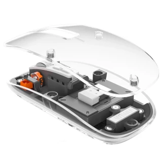 Бездротова миша WIWU Crystal WM105 Dual bluetooth+ 2.4G фото 1 з 6