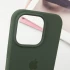 Чехол Silicone Case с закрытым низом для Apple iPhone 13 Pro Max (6.7") – Зеленый / Cyprus Green. Фото 6 из 10