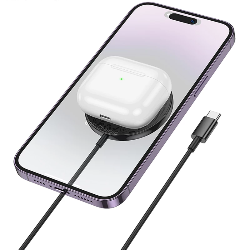 БЗП Hoco CW61 Phantom magnetic with digital display – Black. Фото 4 з 5