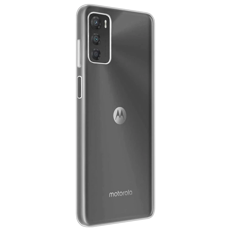 Ультратонкий силіконовий чохол 1,5 мм на Motorola Moto G42 – Безбарвний (прозорий). Фото 3 з 4