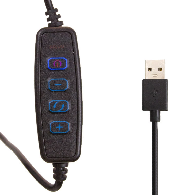 Кольцевая светодиодная LED лампа Arc Ring 8" + tripod 2.1m – Black. Фото 7 из 12