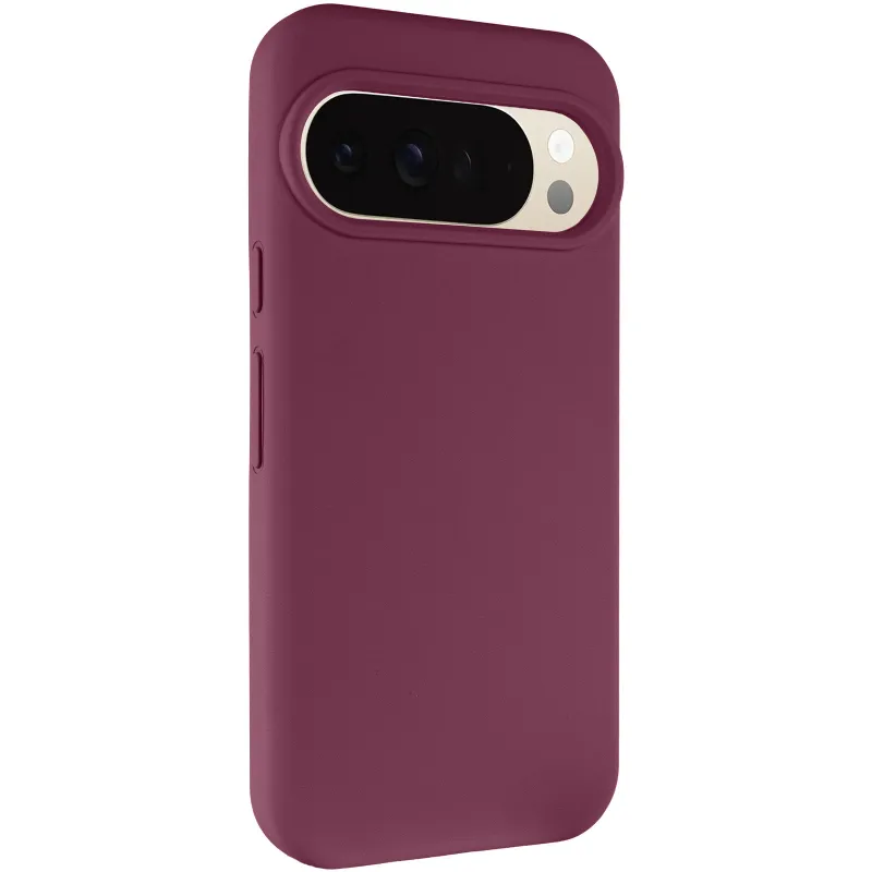 Чехол Silicone Case Lakshmi Premium на Google Pixel 10 Pro – Бордовый / Plum. Фото 1 из 8