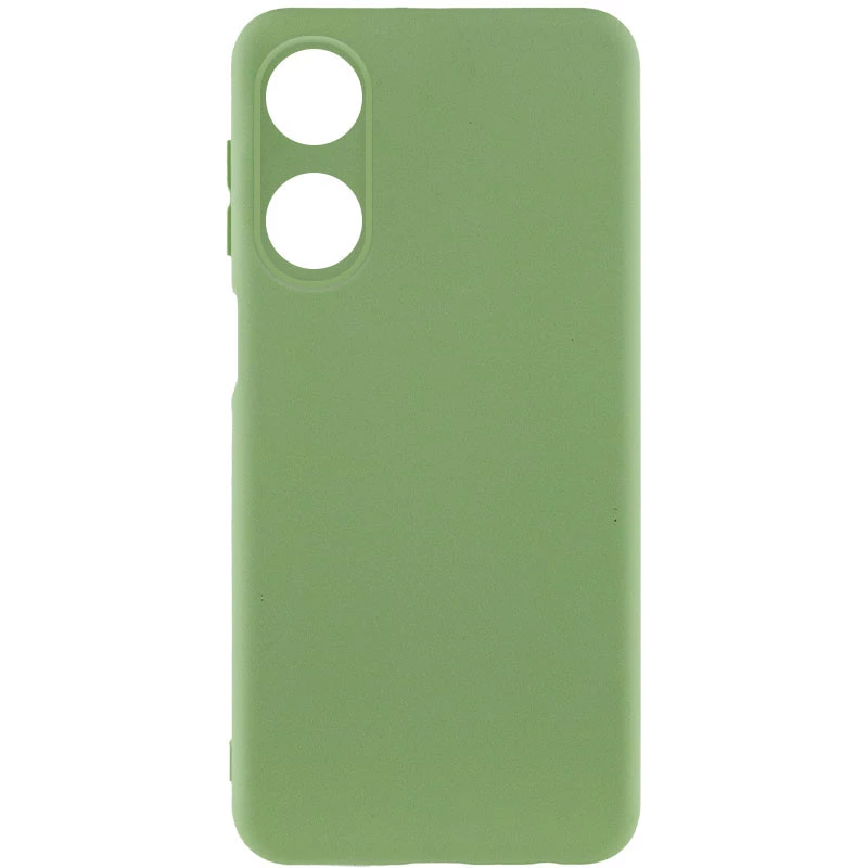 Чохол Silicone Case Lakshmi з закритою камерою на Oppo A18 – Зелений / Pistachio. Фото 1 з 3