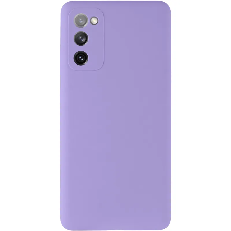 Чохол Silicone Case Lakshmi Premium із закритою камерою для Samsung Galaxy S20 FE – Бузковий / Dasheen. Фото 6 з 12
