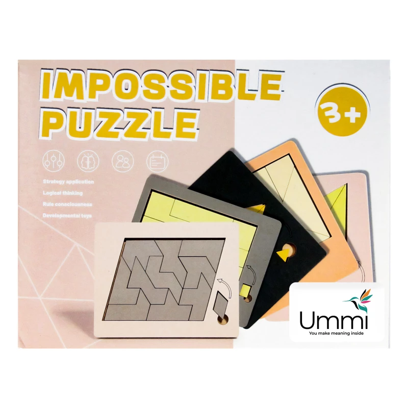 Дитяча інтерактивна головоломка Ummi Wooden Puzzle фото 6 з 6