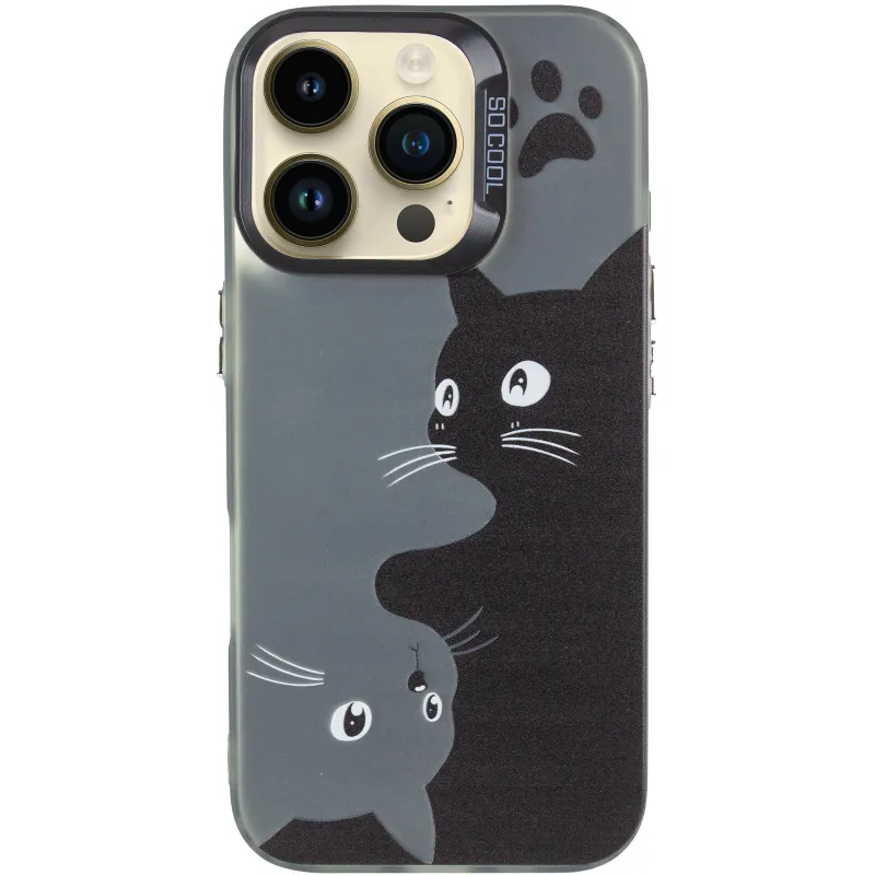 Чехол TPU+PC Street Art для Apple iPhone 15 Pro Max (6.7") – Cats. Фото 3 из 6