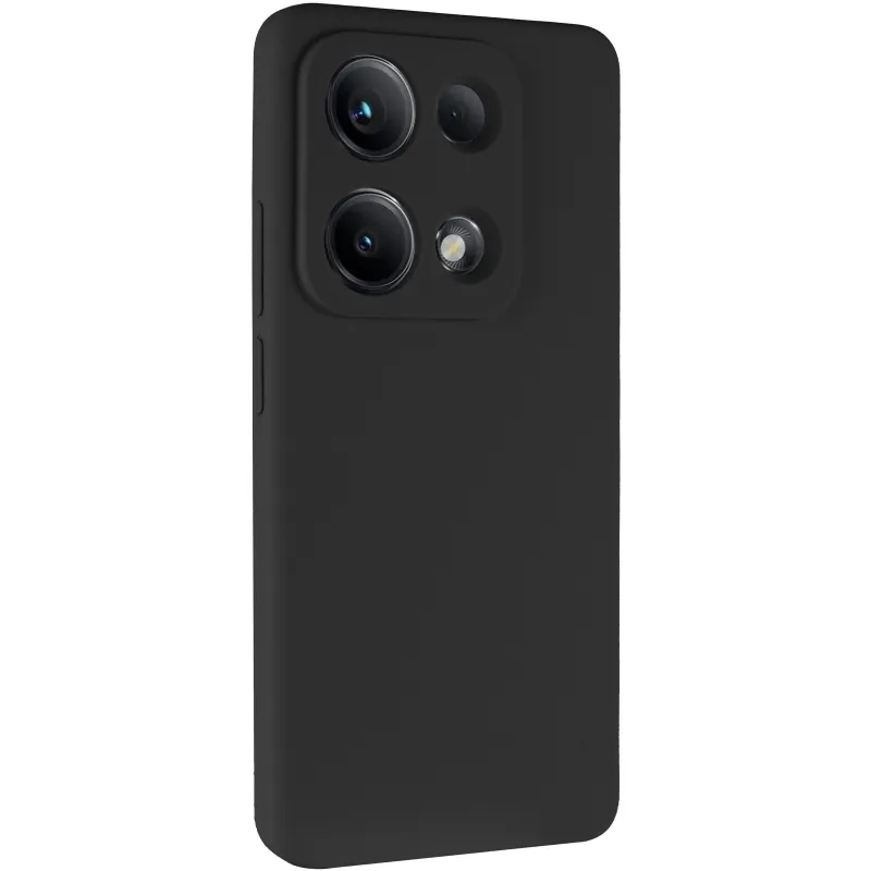 Чохол Silicone Case Lakshmi Premium із закритою камерою для Xiaomi Redmi Note 14S – Чорний / Black. Фото 2 з 8