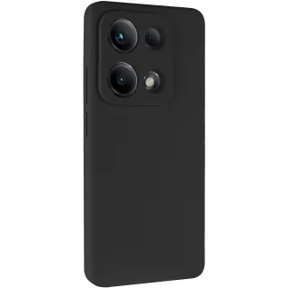 Чохол Silicone Case Lakshmi Premium із закритою камерою для Xiaomi Redmi Note 14S — Чорний / Black