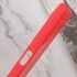 Цветной силиконовый чехол с защитой камеры для Infinix Hot 30i – Красный / Red. Фото 6 из 7