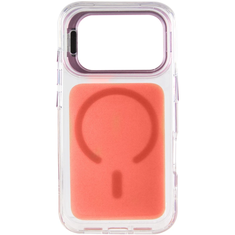 Чохол TPU+PC Jewel Sparkle with MagSafe для Apple iPhone 17 Pro (6.3") – Pink Ruby. Фото 5 з 8