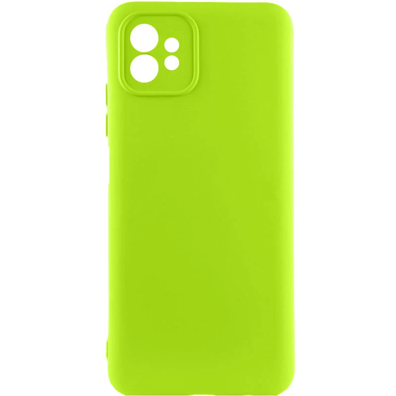 

Чехол Silicone Case Lakshmi с закрытой камерой для Motorola Moto G32 (Салатовый / Neon Green), Салатовий / neon green