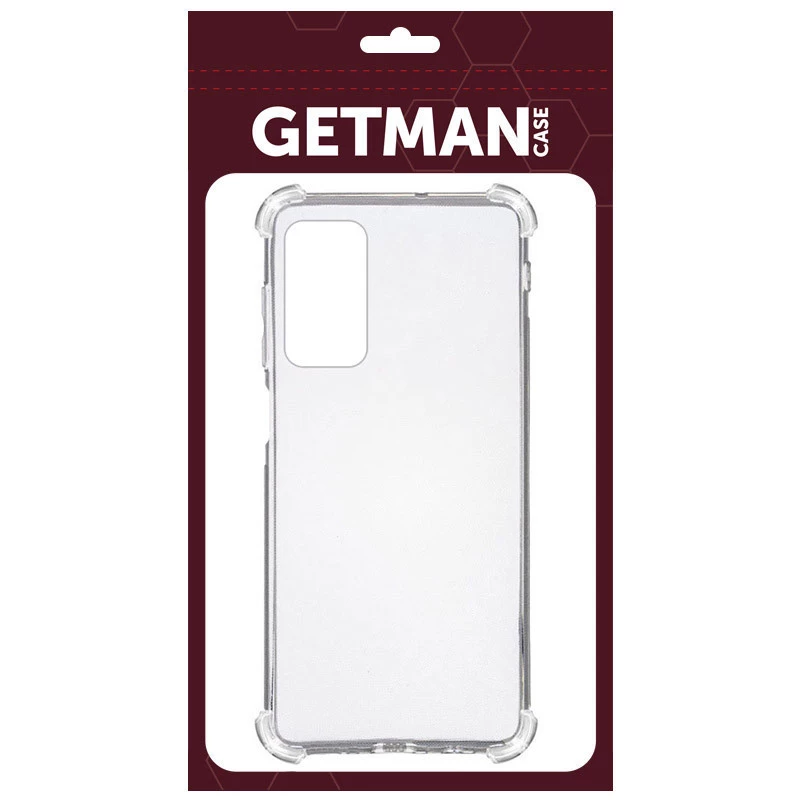 Ультратонкий силіконовий чохол GETMAN з критими бортами на Nokia G42 – Безбарвний (прозорий). Фото 2 з 3